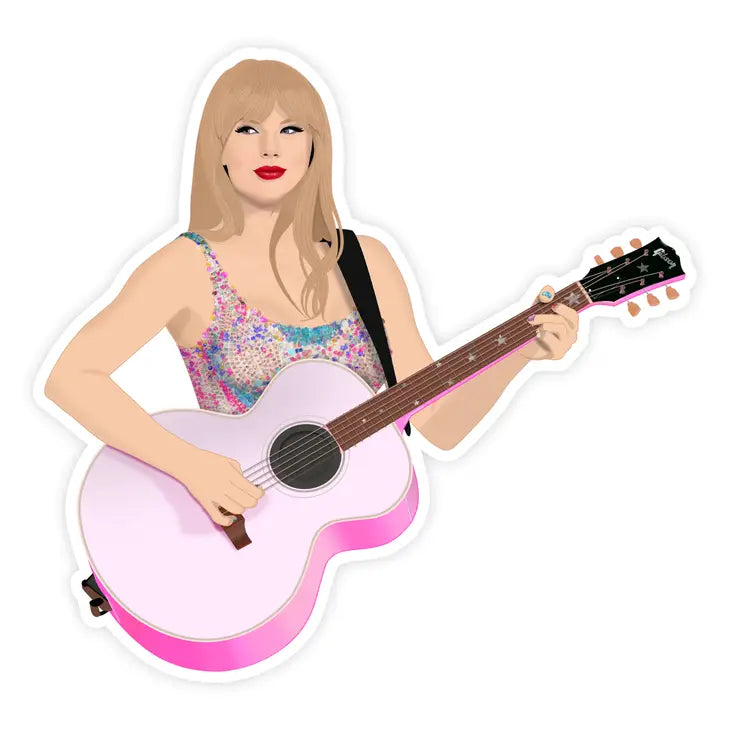 Probably Listening To Taylor Swift Sticker – Abode Mercantile