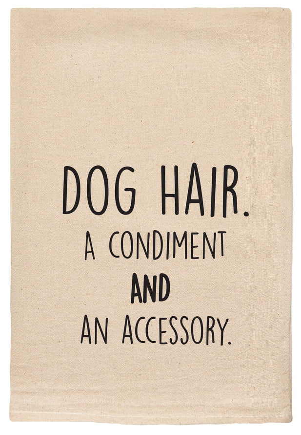 Dog Hair Condiment Tea Towel