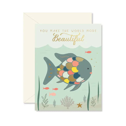 Rainbow Fish - Encouragement Card