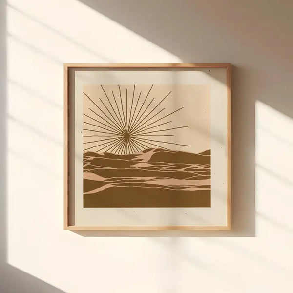 Sun Beams And Good Feelings - Print