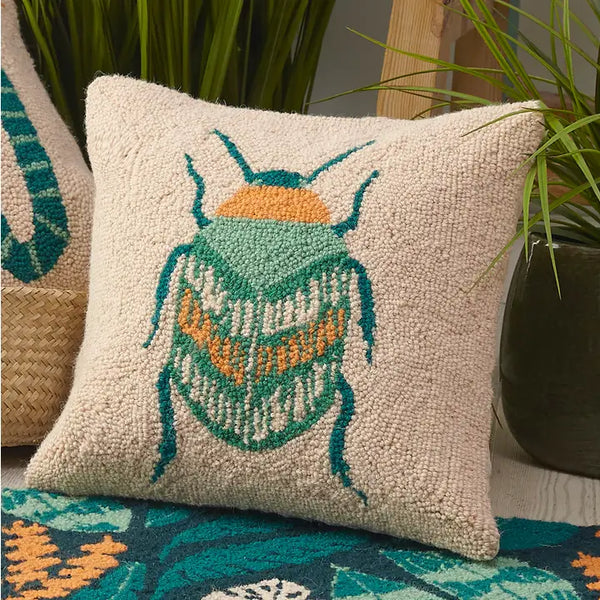 Ethereal Garden Beetle - Hook Pillow