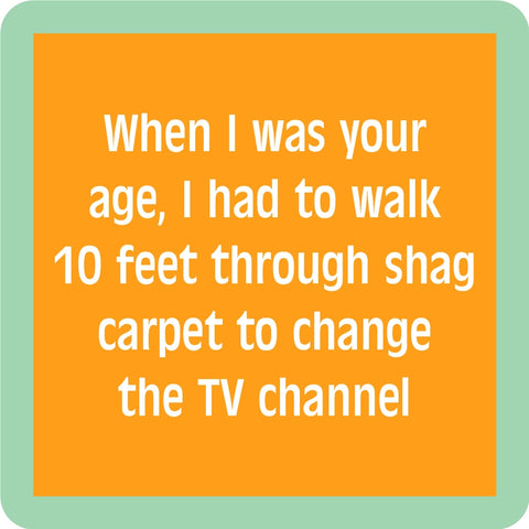 Shag Carpet Coaster