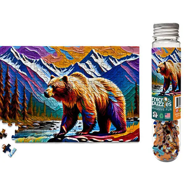 Colorful Bear Mini Puzzle - 150 Pieces