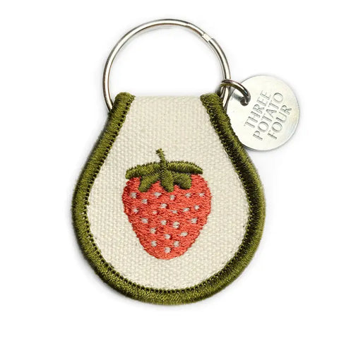 Strawberry - Patch Keychain