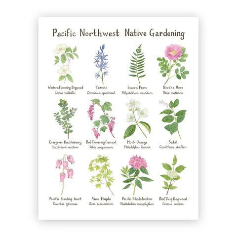 PNW Gardening Art Print