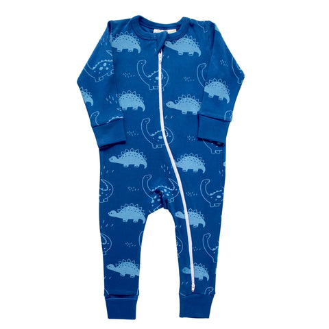 2 Way Zip Romper - Dinos