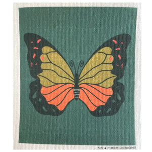 Butterfly Blue - Swedish Dishcloth