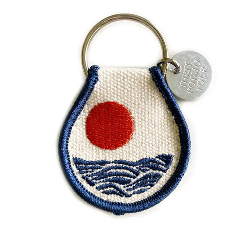 Sun And Waves - Patch Keychain