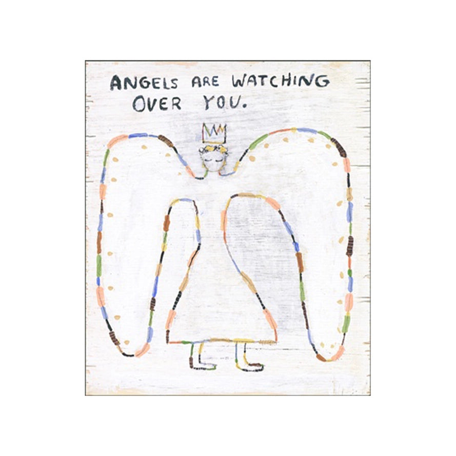 Angels Are Watching - 12x16 Art Poster