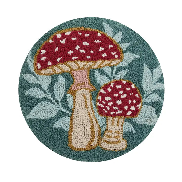 Mushrooms Round - Hook Pillow