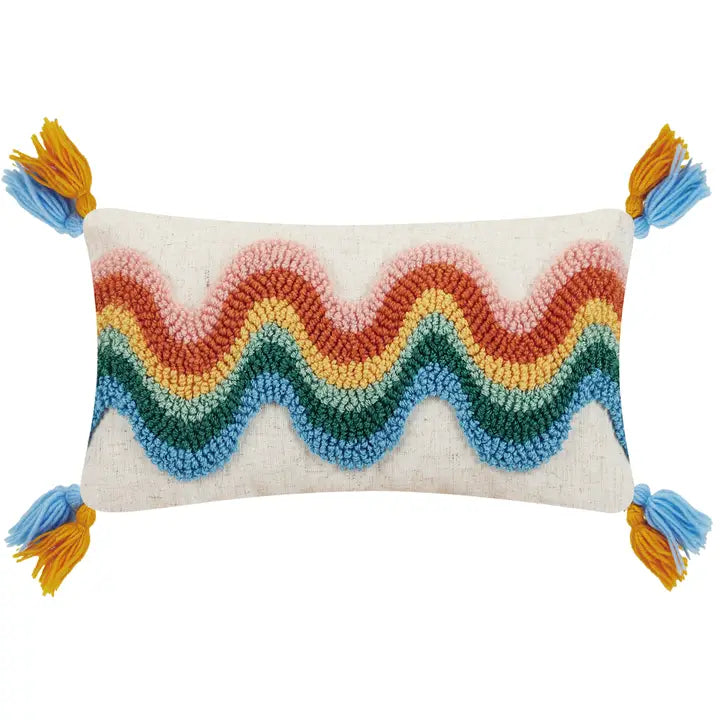 Rainbow Wave - Hook Pillow