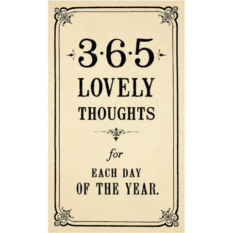 365 Lovely Thoughts Book