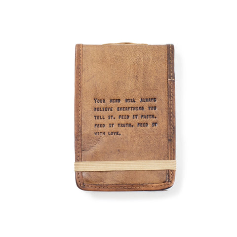 Faith Truth And Love - Mini Leather Journal