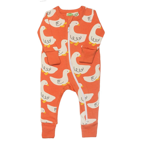 2 Way Zip Romper - Goose