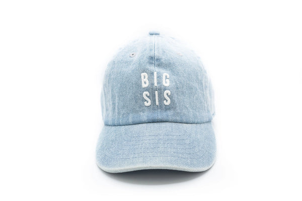 Denim Big Sis - Toddler Hat