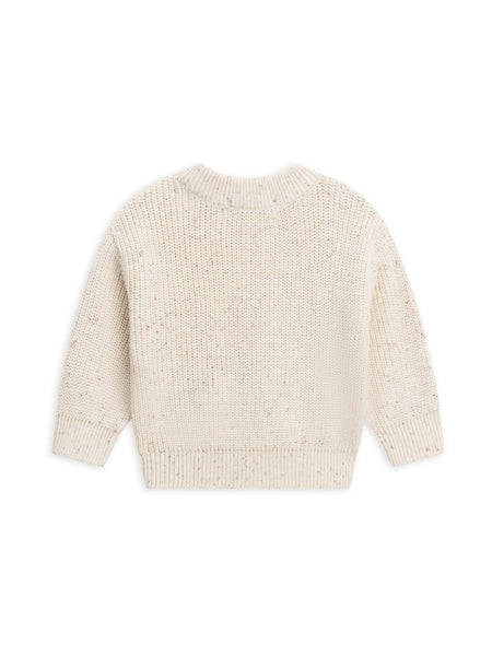 Dion Sweater Crew - Ivory Fleck