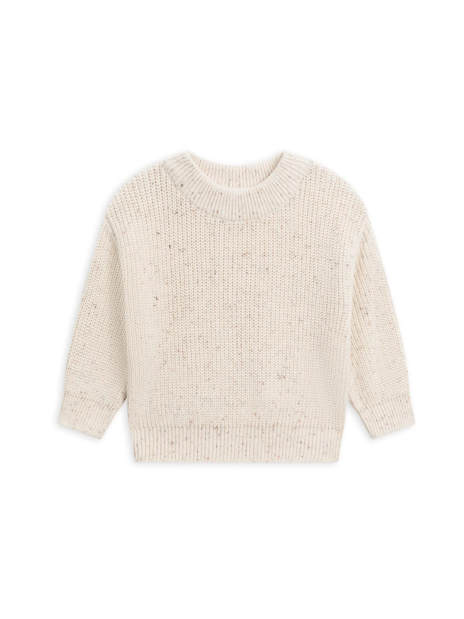 Dion Sweater Crew - Ivory Fleck