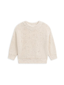 Dion Sweater Crew - Ivory Fleck