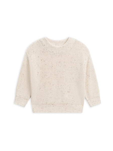 Dion Sweater Crew - Ivory Fleck