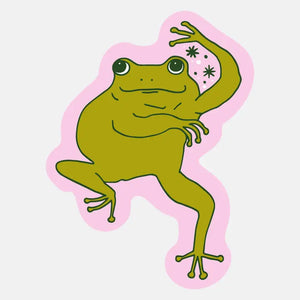 Dancing Frog - Sticker