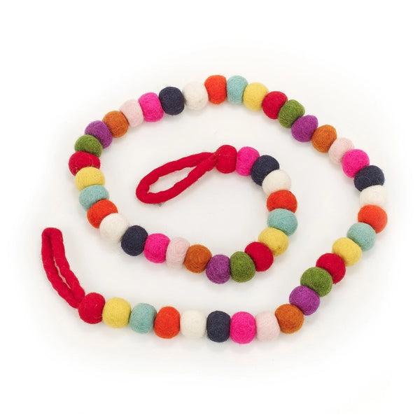 Multicolor Bubble - Handmade Felt Garland