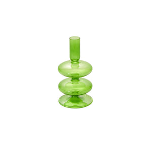 Wizard Candlestick - Green 6.75in