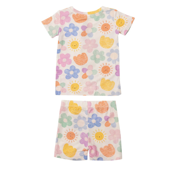 Short Loungewear Set - Happy Suns