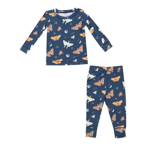 Long Sleeve Loungewear Set - Moths