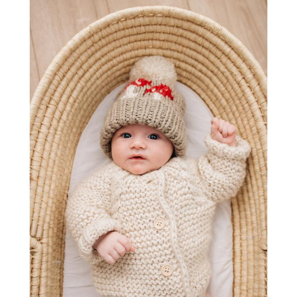 Mushroom - Knit Beanie Hat