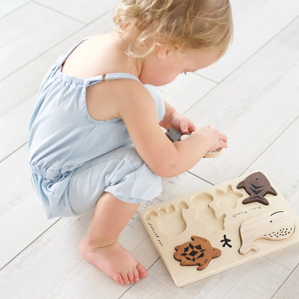 Ocean Animals - Wooden Tray Puzzle