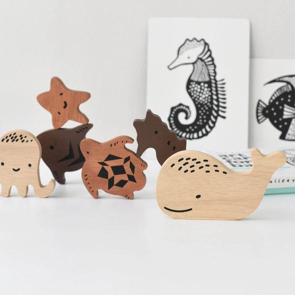 Ocean Animals - Wooden Tray Puzzle