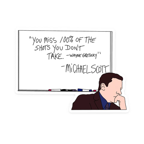 Michael Scott Wayne Gretzky - Sticker