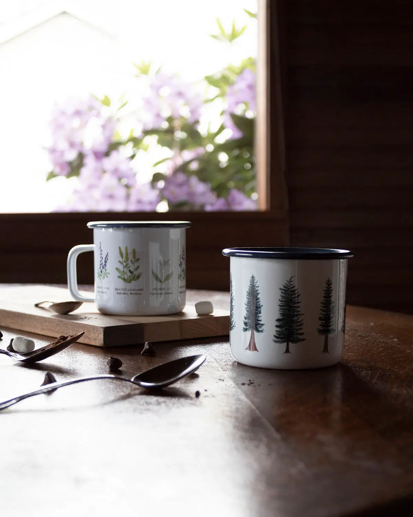 Evergreen Enamel Mug - The Great PNW