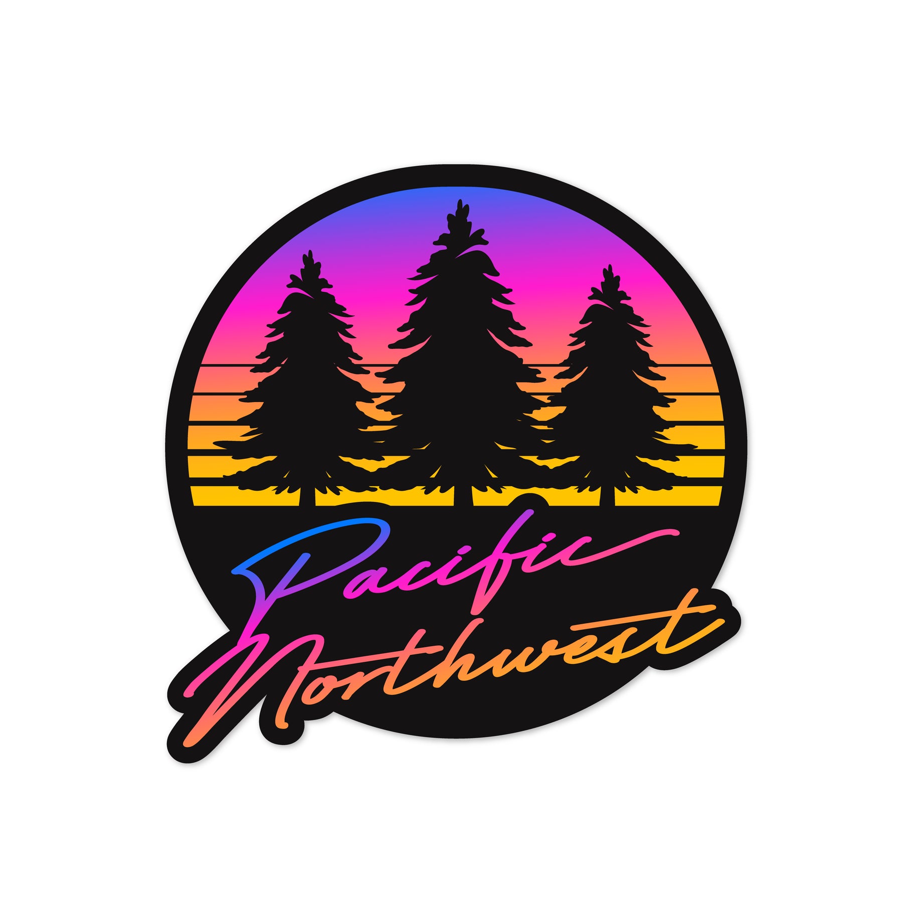 PNW 80s - Sticker