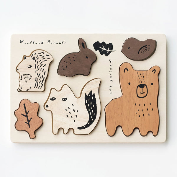 Woodland Animals - Wooden Tray Puzzle