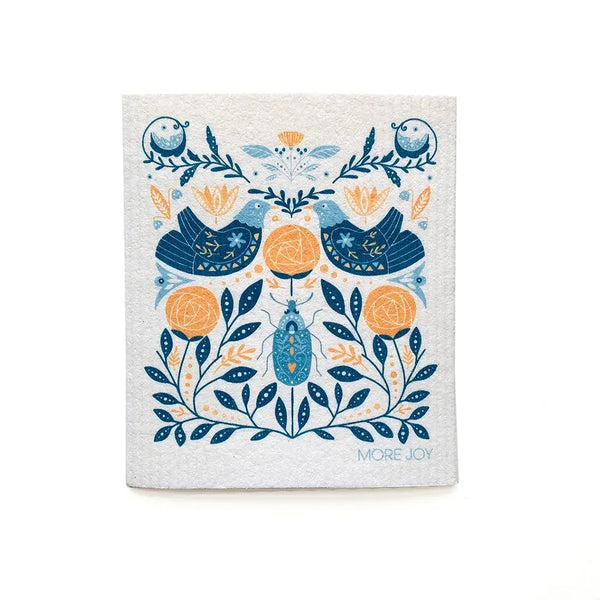 Sweetgum - Swedish Dishcloths, Bloom in Blue