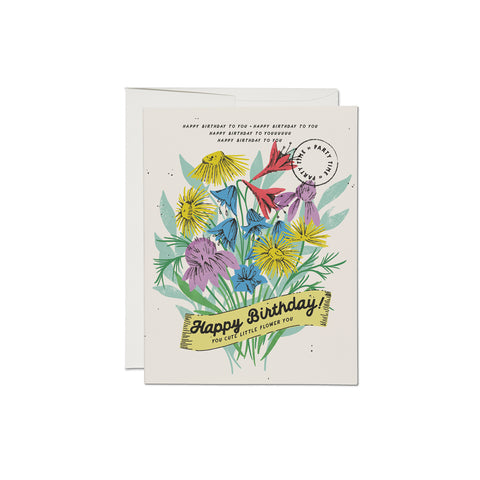 Cute Little Flower - Birthday Card