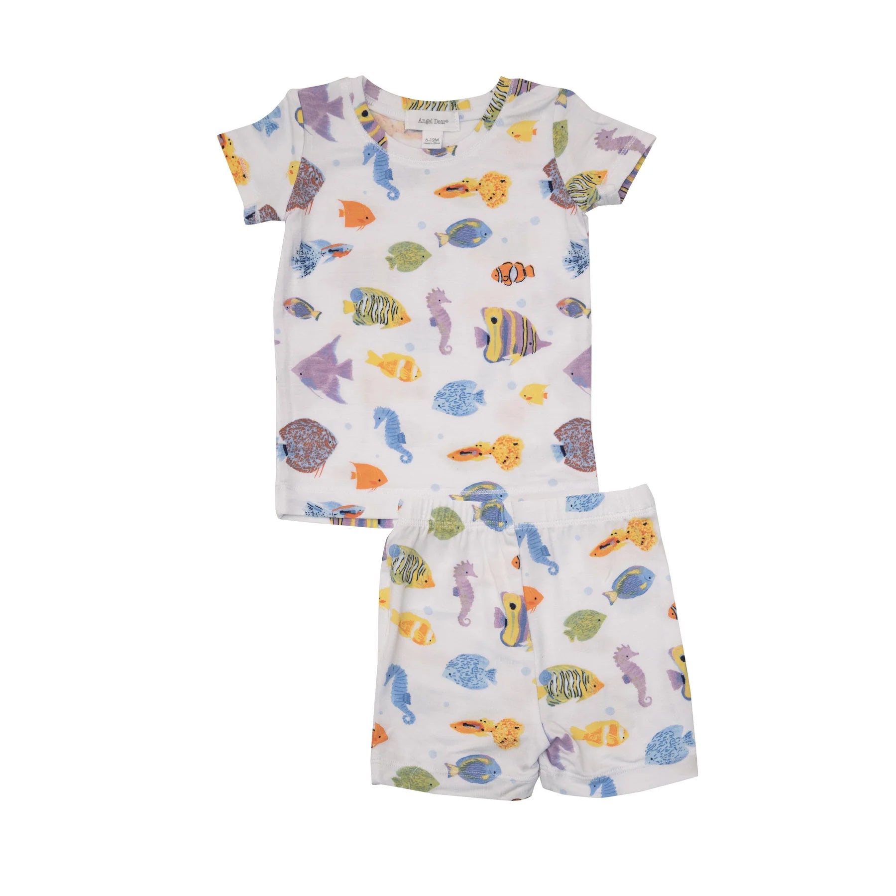 Loungewear Short Set - Tropical Reef Fish